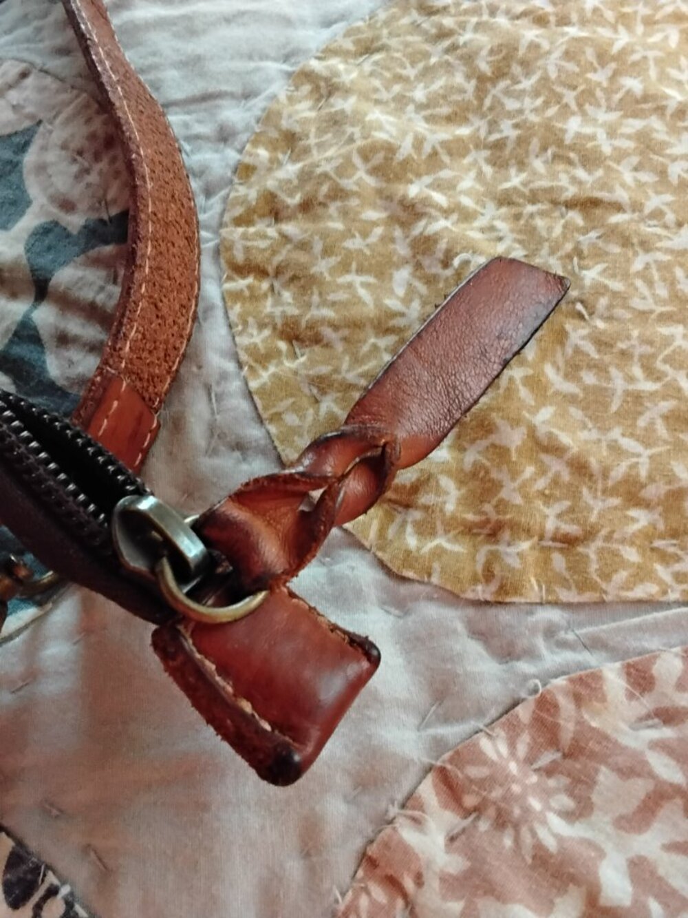 BED STU BROWN LEATHER SMALL CROSSBODY/PURSE - Picture 5 of 14